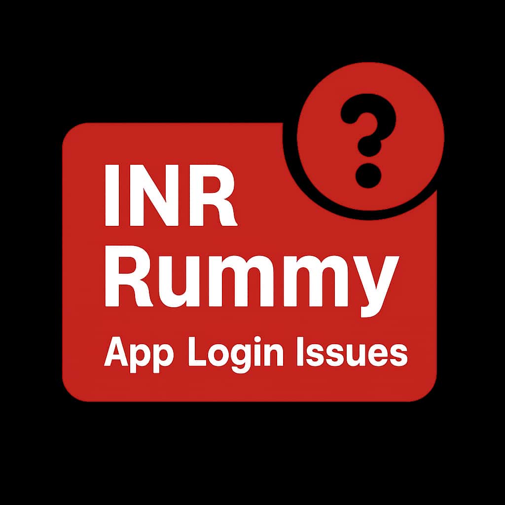 Icon representing login support for the INR Rummy App.
