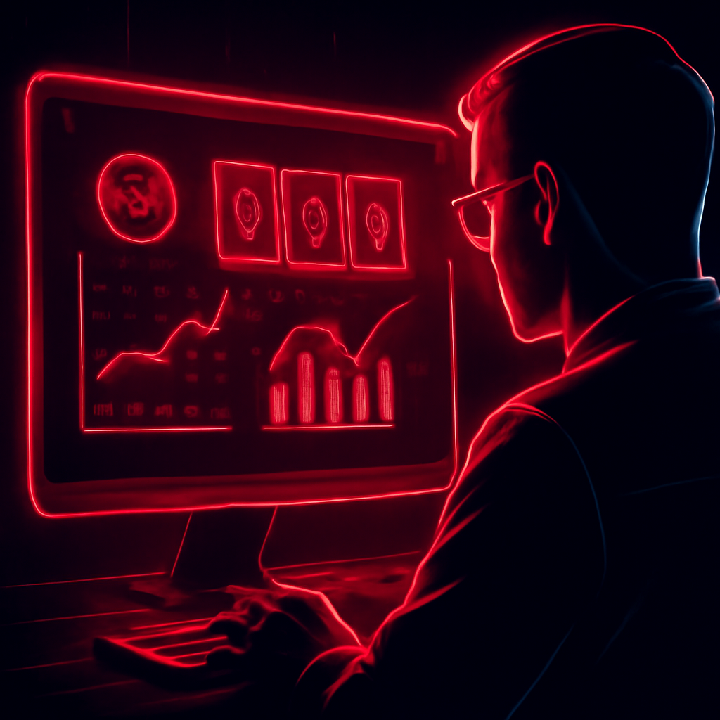 Badge representing the downloading process of the INR Rummy app on iOS.