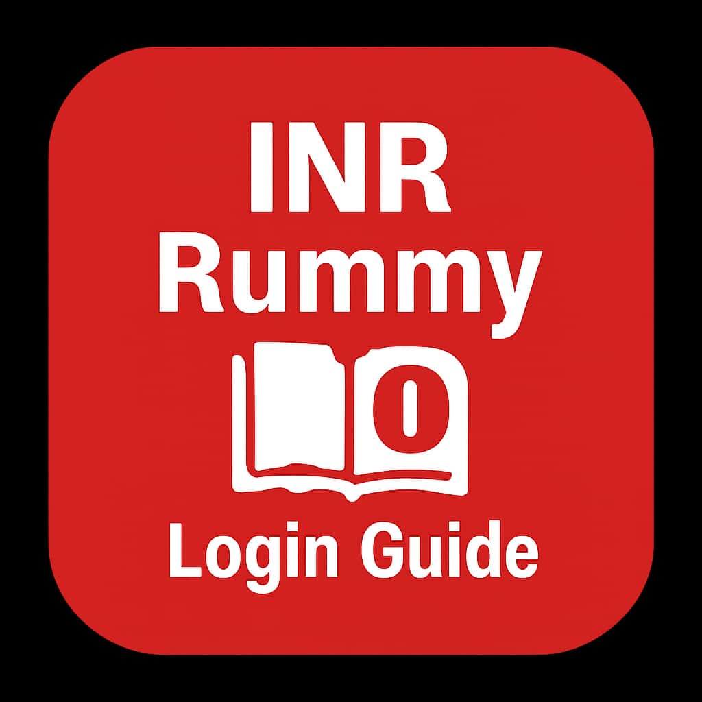 A clean badge representation of INR Rummy Login Guide.