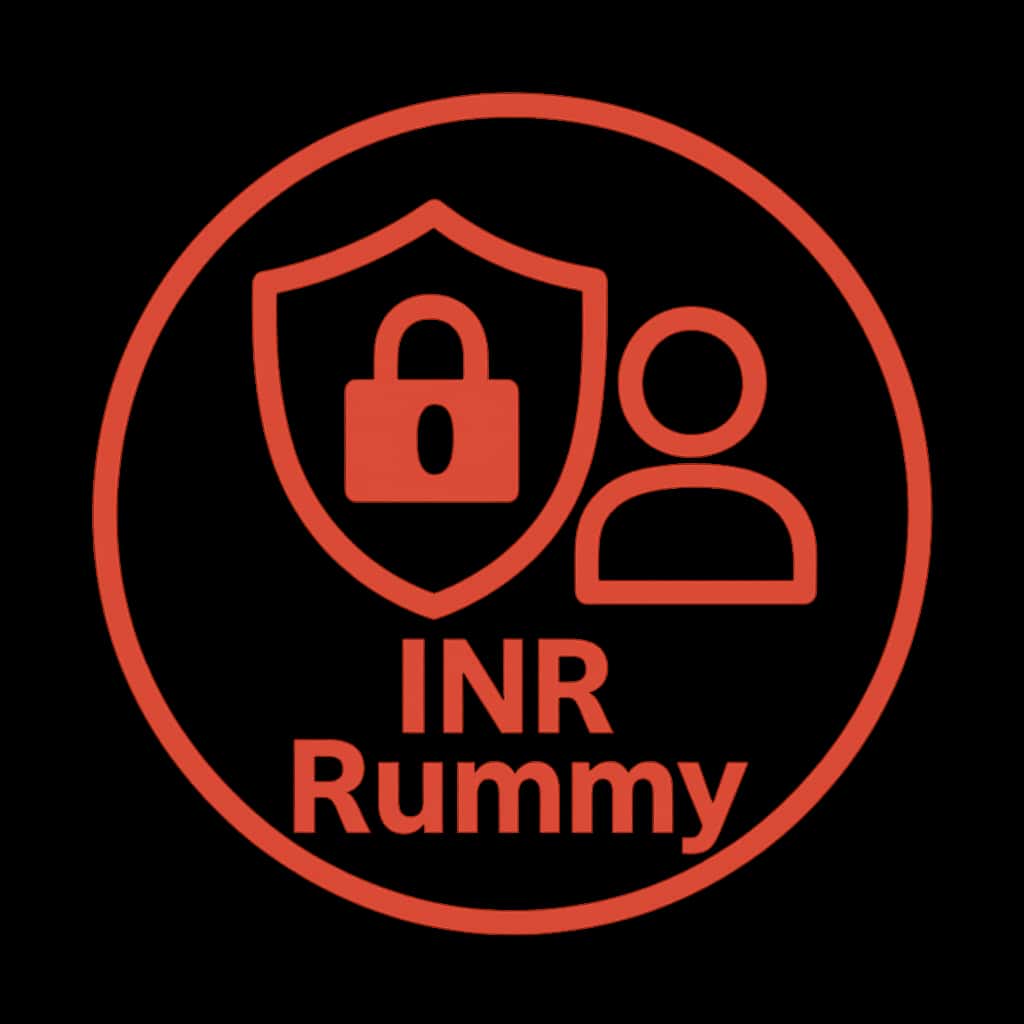 A badge symbolizing the security of an INR Rummy account.
