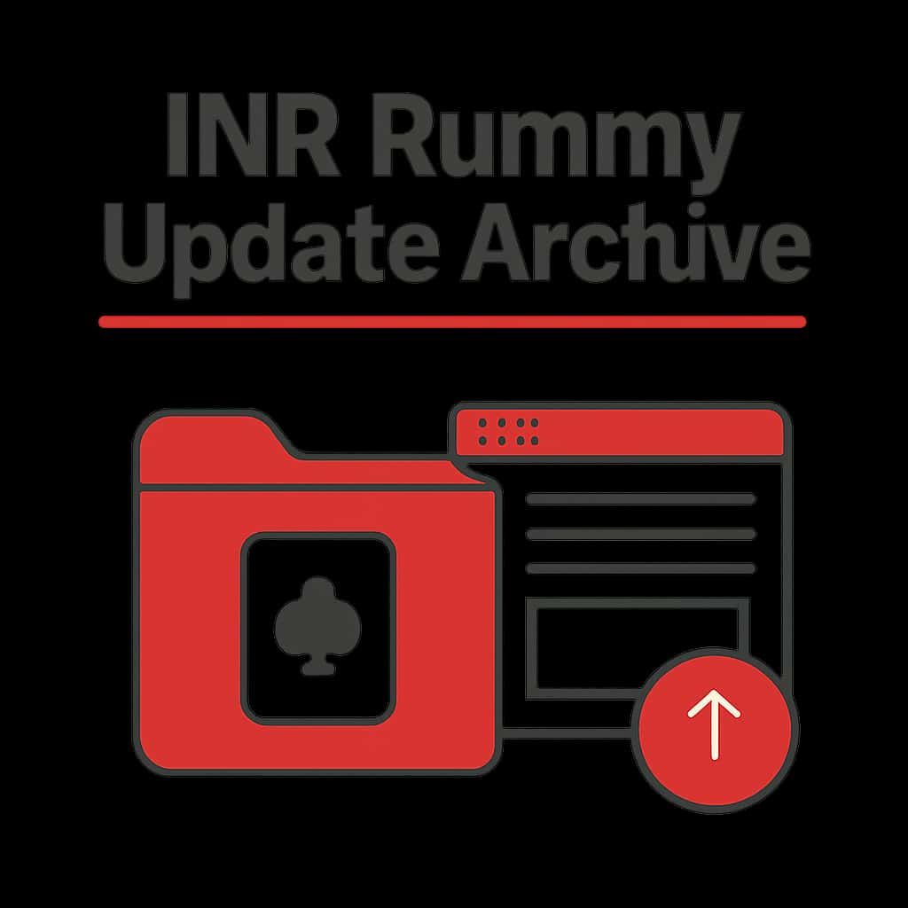 Diagram illustrating key topics of the INR Rummy Update Archive.